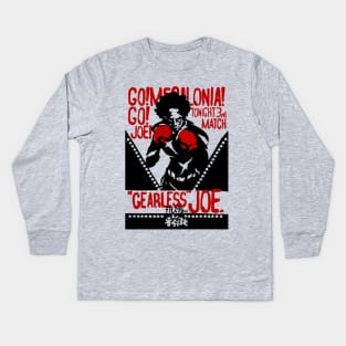 “Gearless” Joe Poster Kids Long Sleeve T-Shirt